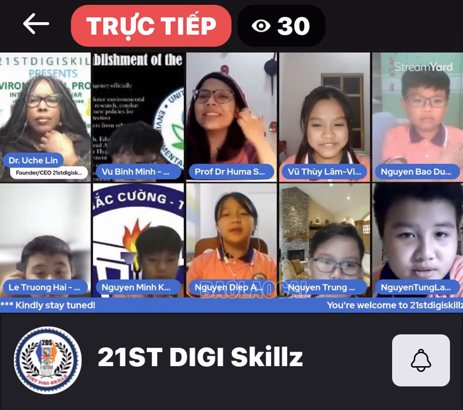 Dự án bảo vệ môi trường của học sinh Lào Cai được đánh giá xuất sắc tại hội thảo trực tuyến tương tác do Pakistan đại diện tổ chức ảnh 3