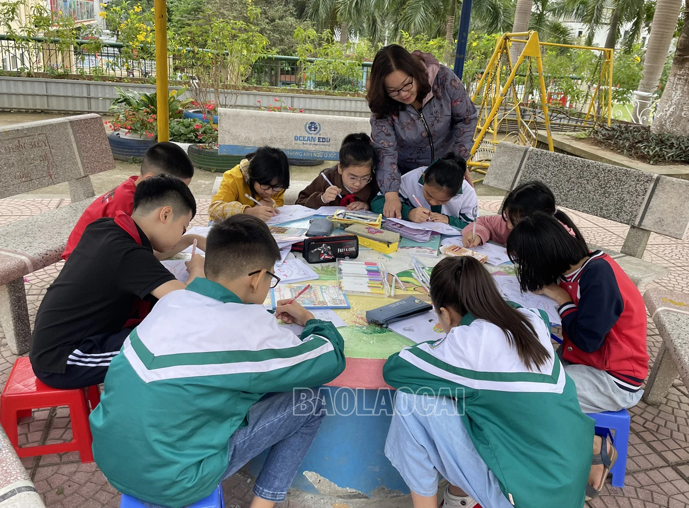 Dự án bảo vệ môi trường của học sinh Lào Cai được đánh giá xuất sắc tại hội thảo trực tuyến tương tác do Pakistan đại diện tổ chức ảnh 1