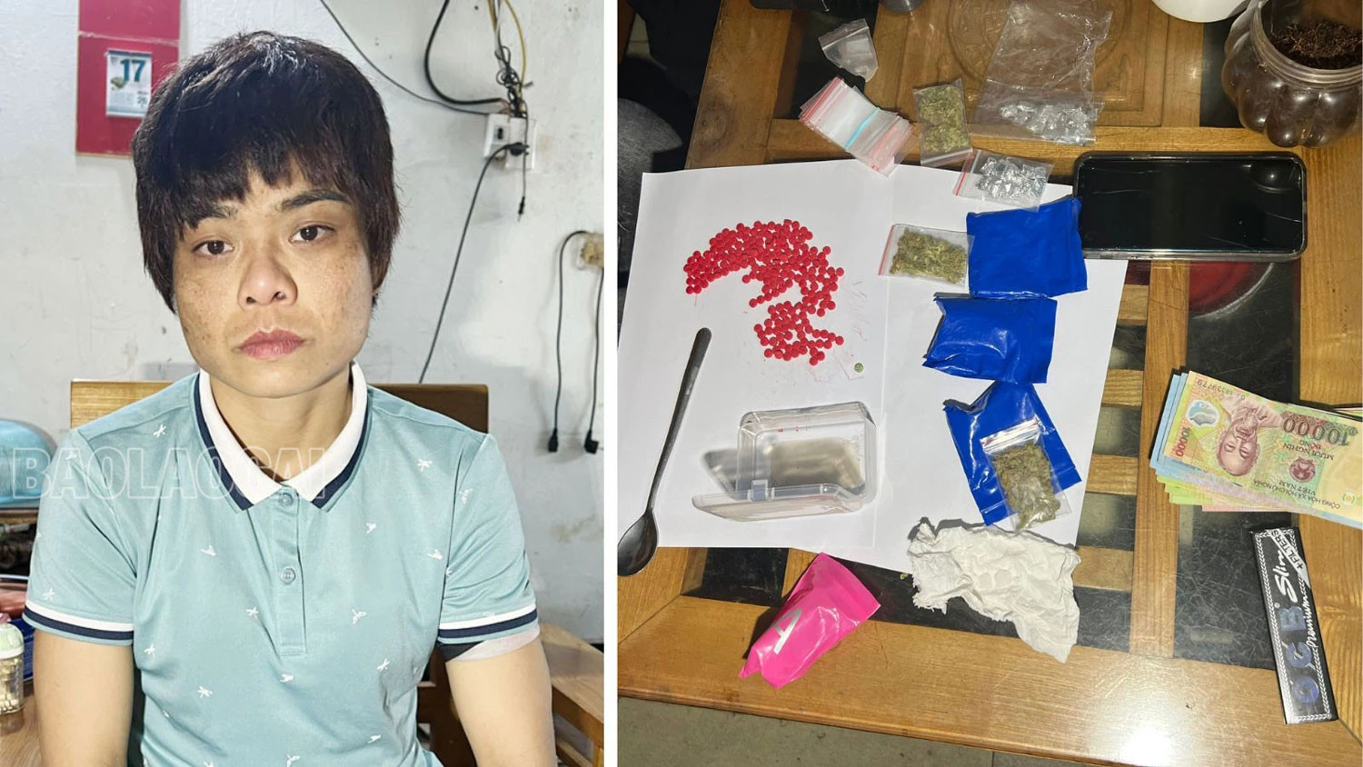 Bắt giữ nữ quái 9X mua bán trái phép nhiều loại ma túy ảnh 1