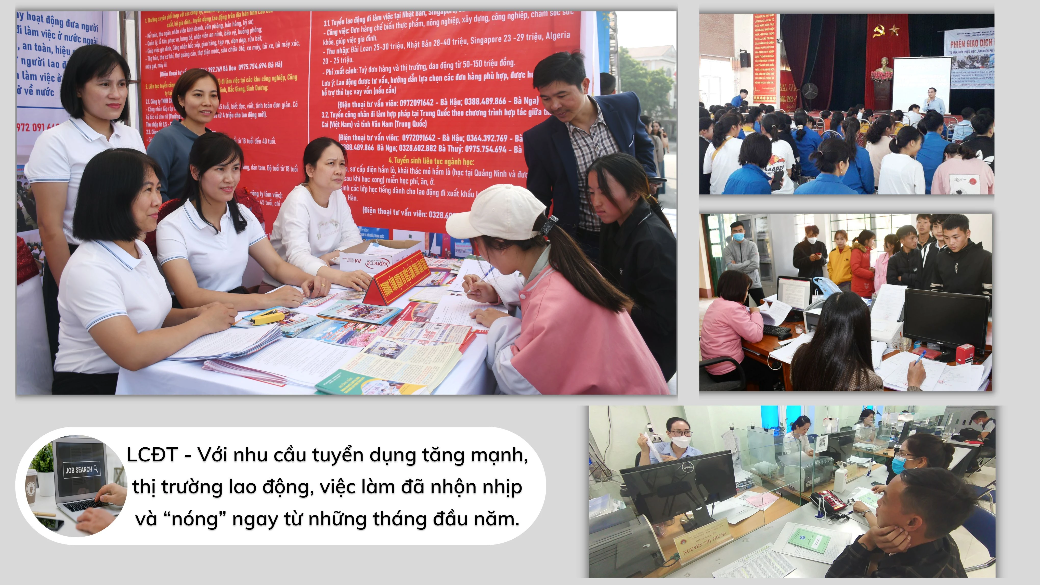 Sôi động thị trường lao động, việc làm ảnh 1