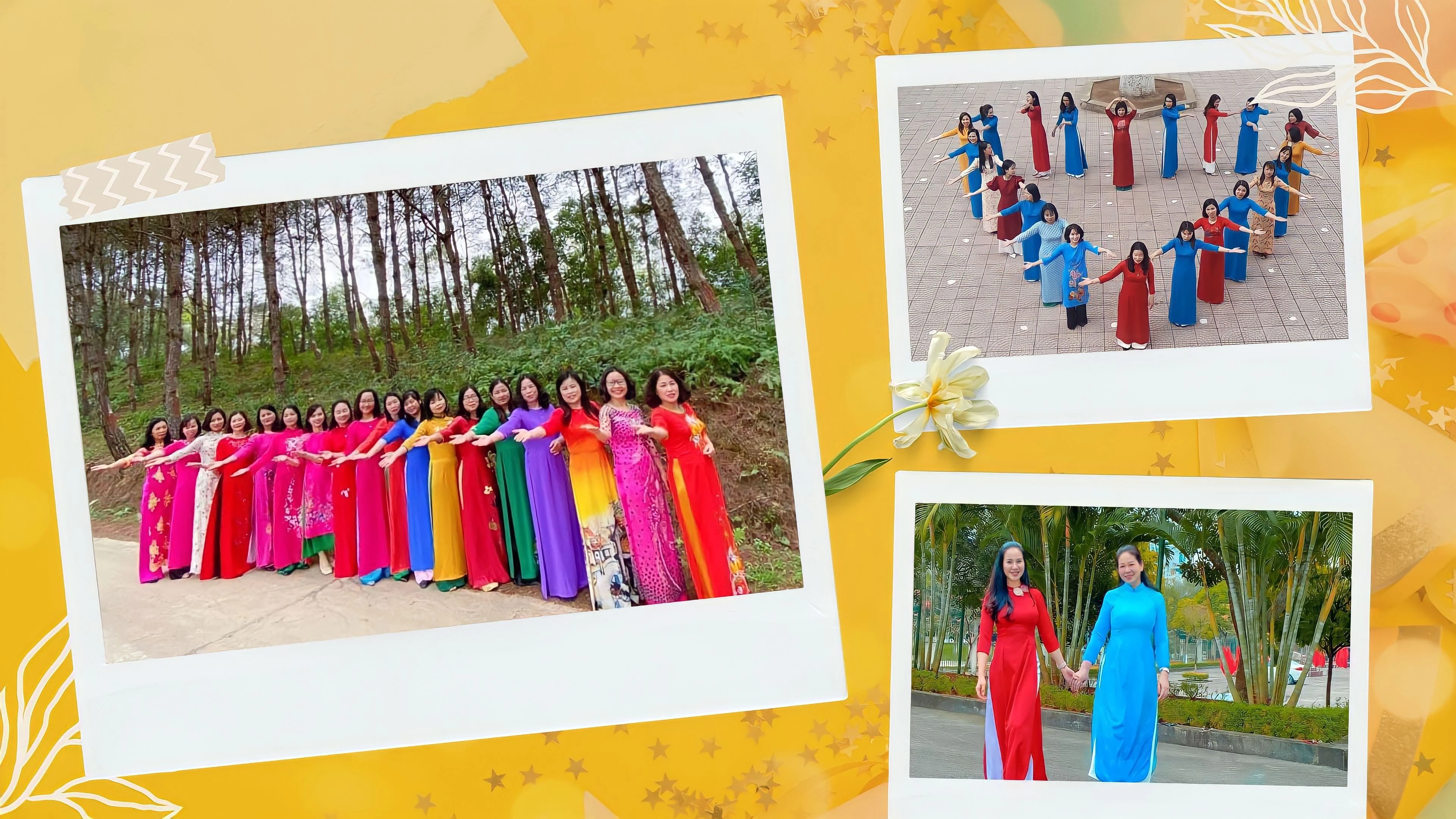 Tuần lễ áo dài là dịp để chị em khoác lên mình chiếc áo dài duyên dáng, tôn vinh vẻ đẹp phụ nữ Việt Nam.