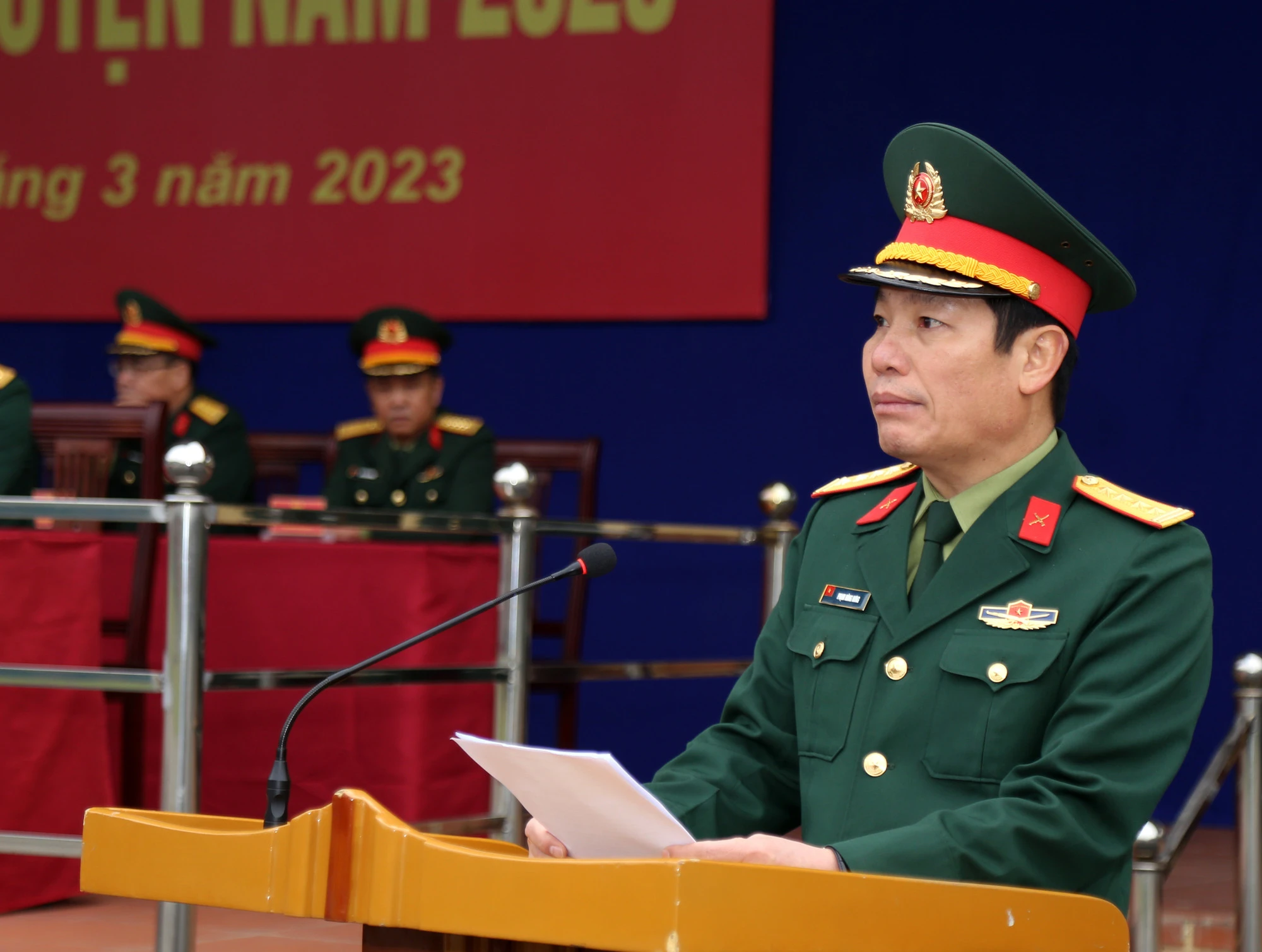 Lực lượng vũ trang tỉnh ra quân huấn luyện năm 2023 ảnh 4