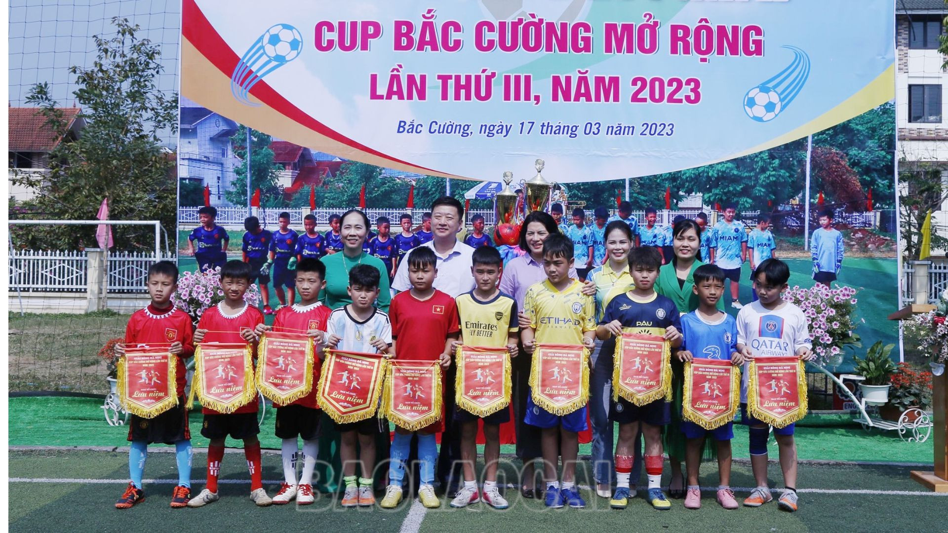 Khai mạc Giải bóng đá mini Cup Bắc Cường mở rộng lần thứ III ảnh 1 Khai mạc Giải bóng đá mini Cup Bắc Cường mở rộng lần thứ III ảnh 1