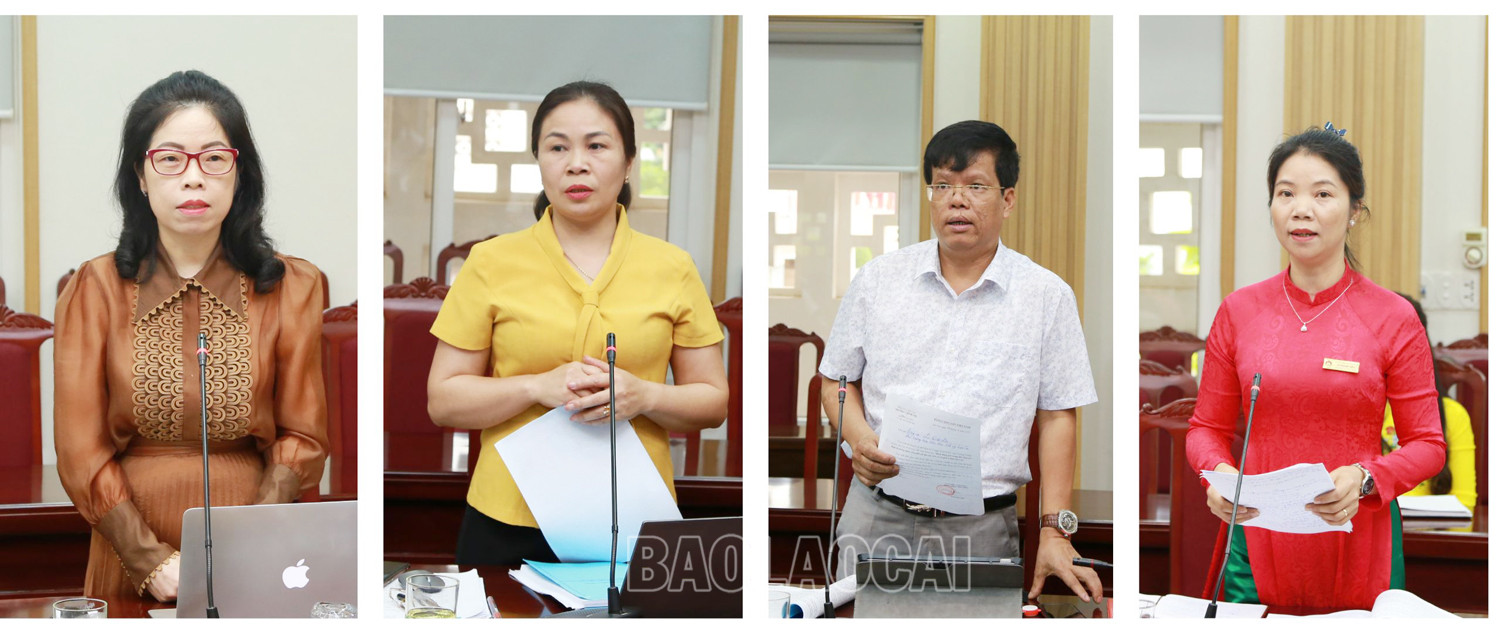 Hội thảo khoa học “Bình đẳng giới trong đời sống gia đình và phòng ngừa, ứng phó với bạo lực trên cơ sở giới trên địa bàn tỉnh Lào Cai” ảnh 3