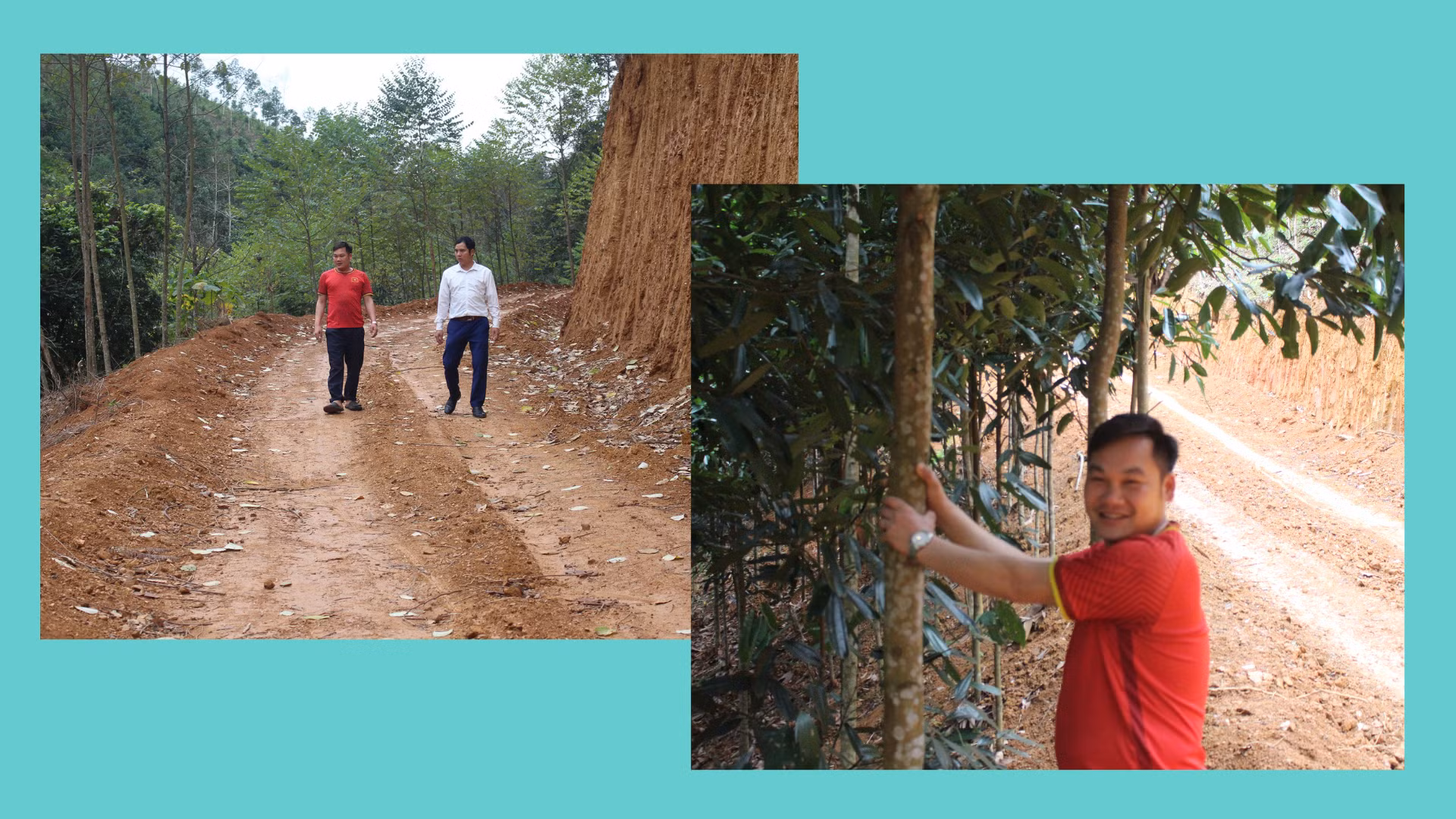 Người dân trên địa bàn xã Tân Dương hiến đất mở rộng các tuyến đường giao thông theo Nghị quyết 07 của Huyện ủy Bảo Yên.