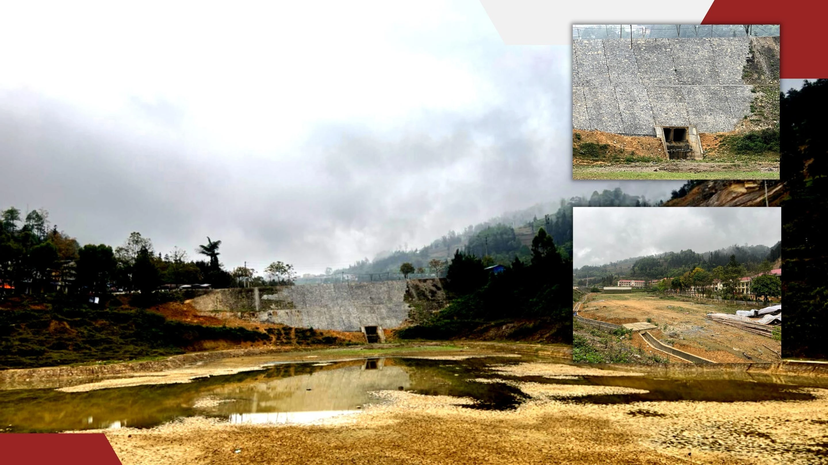 UBND huyện Si Ma Cai đã triển khai Dự án xây lắp hệ thống thoát lũ tại cụm trường thị trấn Si Ma Cai với tổng kinh phí đầu tư 14 tỷ đồng.