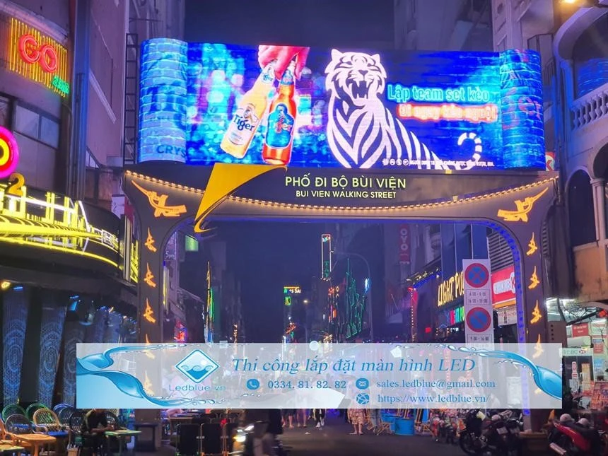 Led blue - Địa chỉ uy tín khi mua màn hình LED P12 ngoài trời hãng Royal ảnh 3 Led blue - Địa chỉ uy tín khi mua màn hình LED P12 ngoài trời hãng Royal ảnh 3