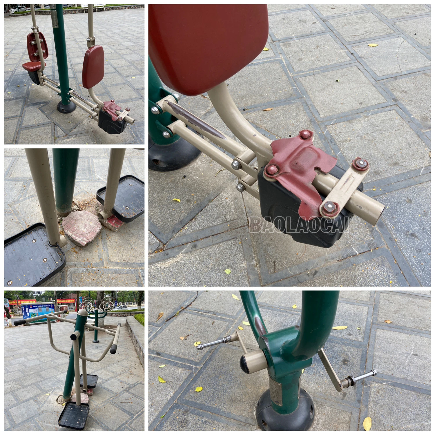 Nhiều điểm luyện tập thể dục công cộng xuống cấp, hư hỏng ảnh 4