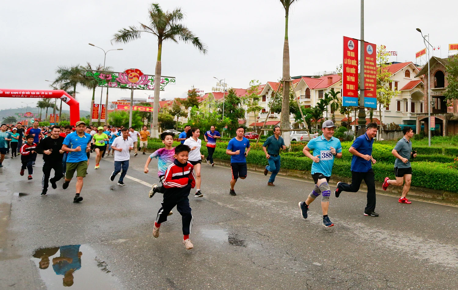 Ngày chạy Olympic vì sức khỏe toàn dân là dịp để các tài năng được thỏa niềm đam mê với môn điền kinh.