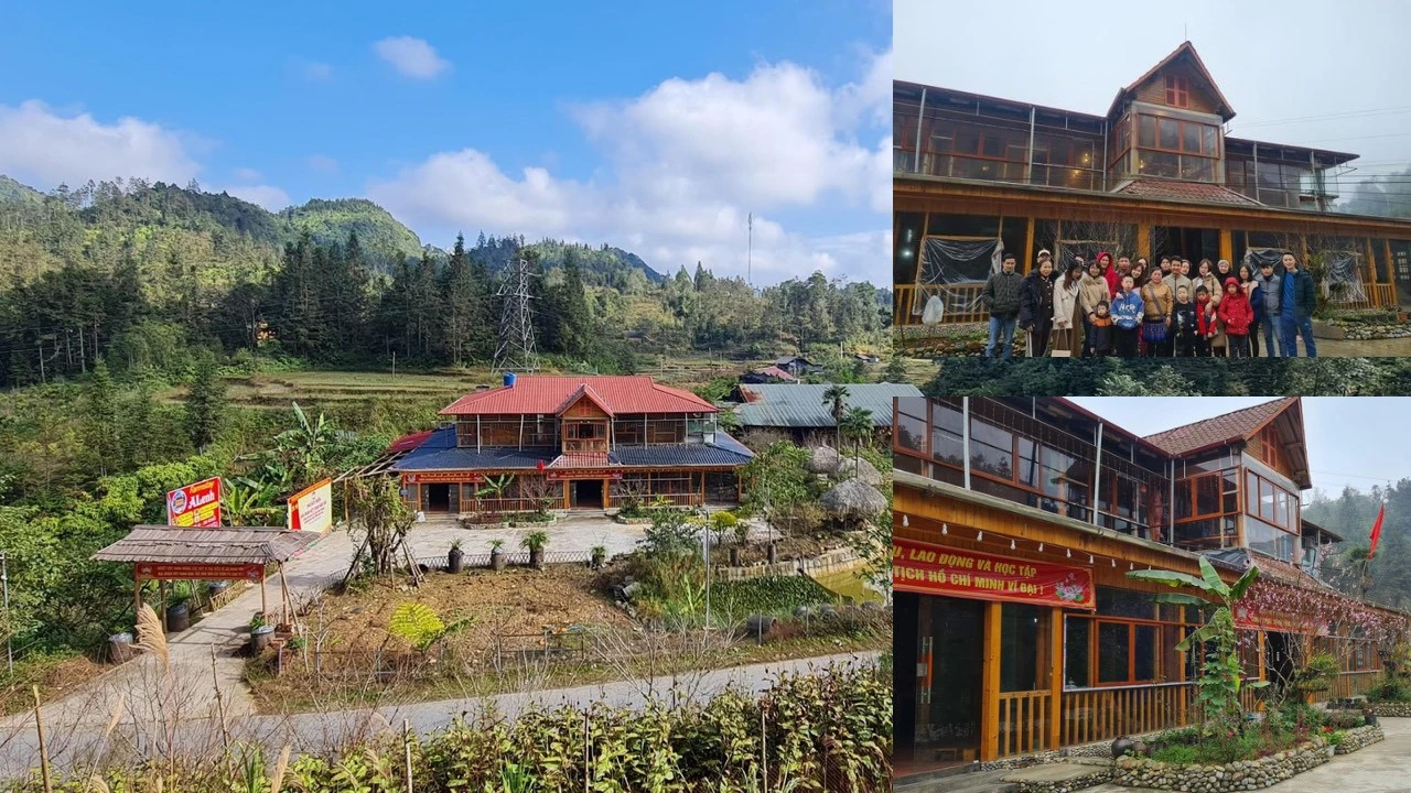 Homestay của gia đình anh Sần Seo Lềnh, ở xã Lùng Phình được đánh giá là một trong những cơ sở homestay triển vọng của xã.