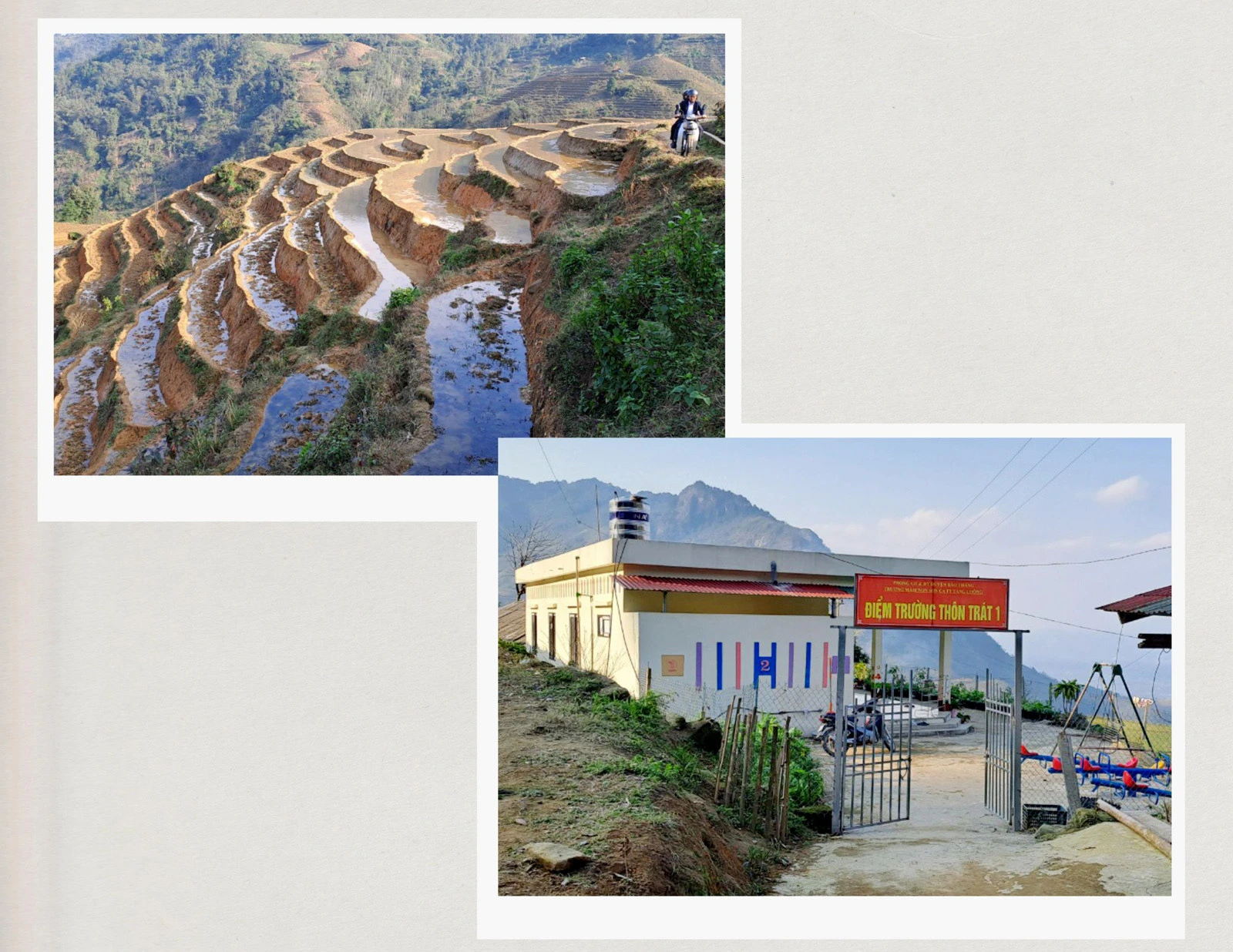 Thôn vùng cao Trát 1 và Trát 2 giáp ranh với thị xã Sa Pa.