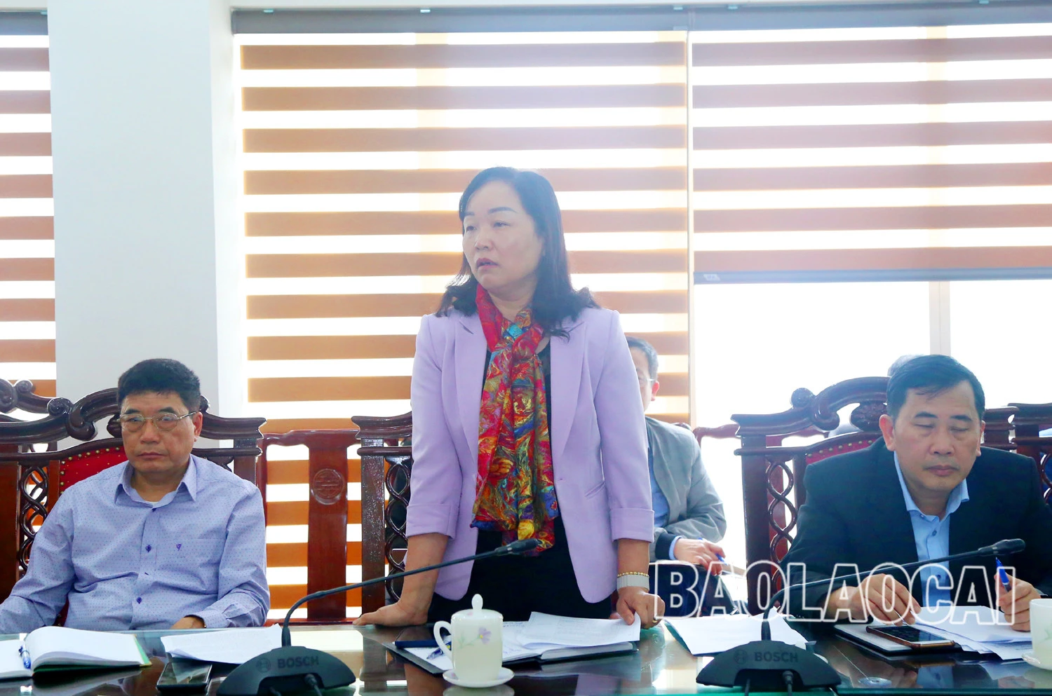 Đại diện các ban HĐND tỉnh phát biểu ý kiến.