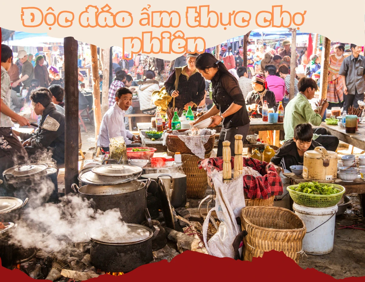 Độc đáo ẩm thực chợ phiên ảnh 1