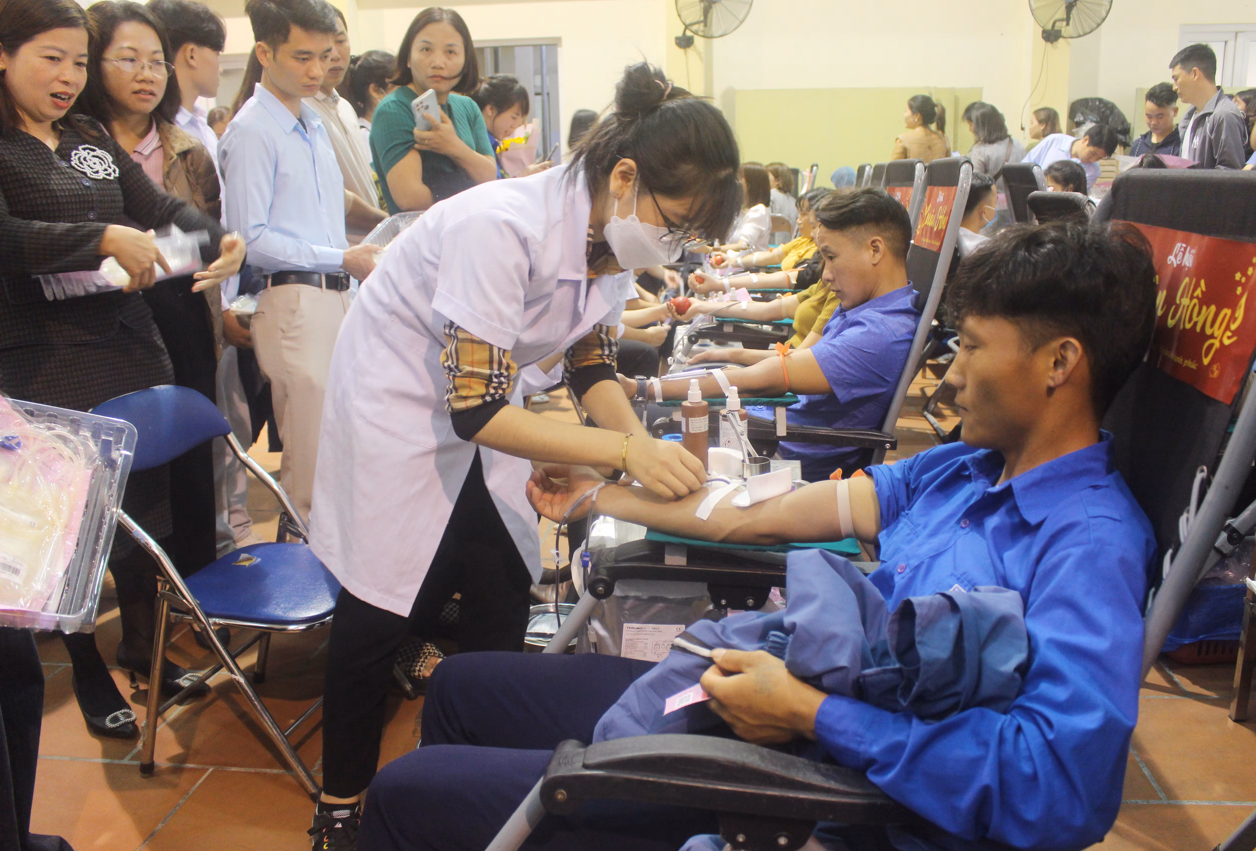 Ngày hội thu hút nhiều đoàn viên, thanh niên, lực lượng vũ trang trên địa bàn tham gia.