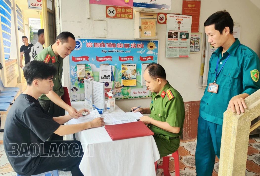 Công dân thực hiện nghĩa vụ Công an nhân dân năm 2023 ảnh 1