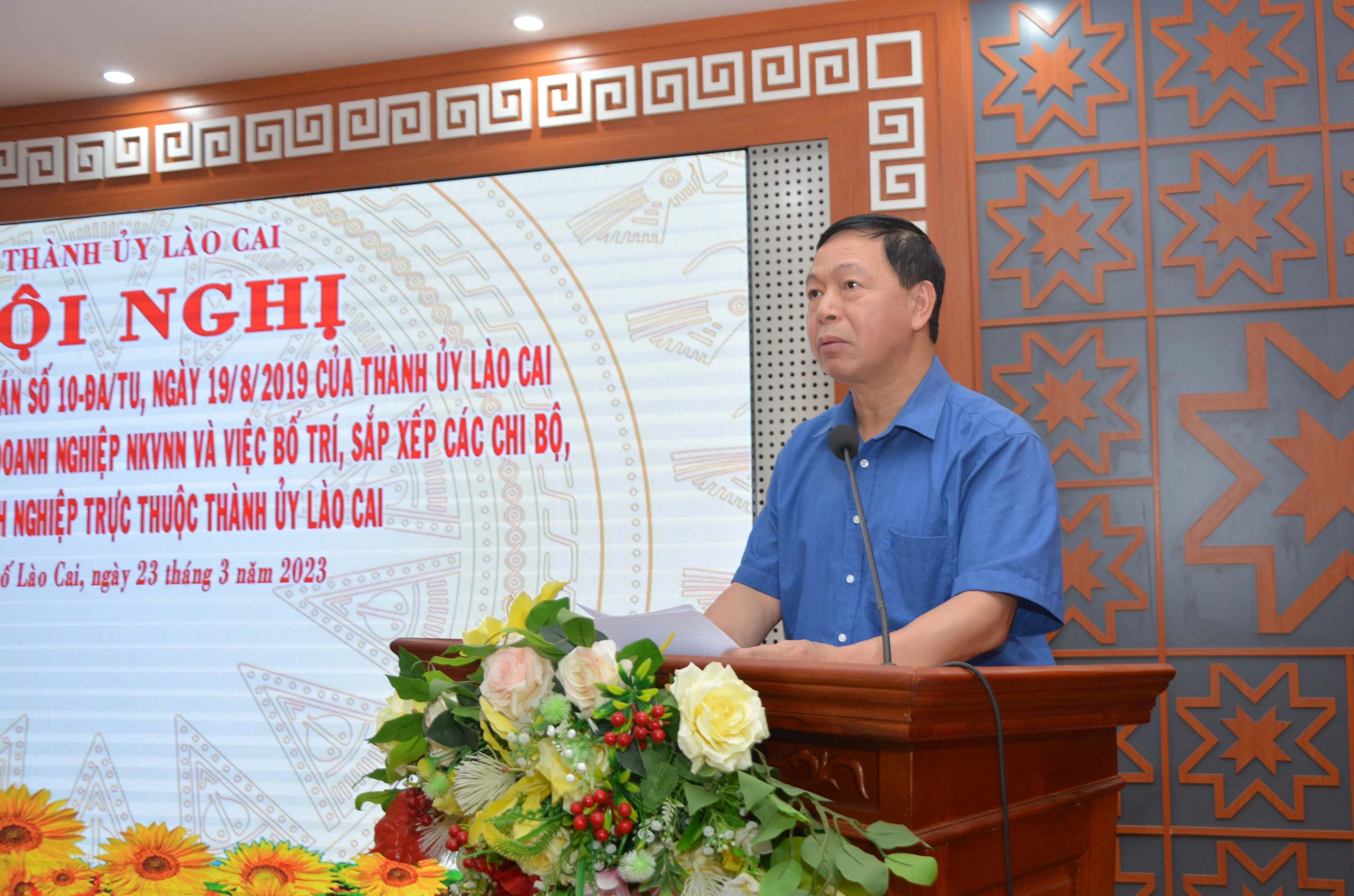 Bí thư Thành ủy, Chủ tịch HĐND thành phố Đỗ Trường Sơn kết luận hội nghị.