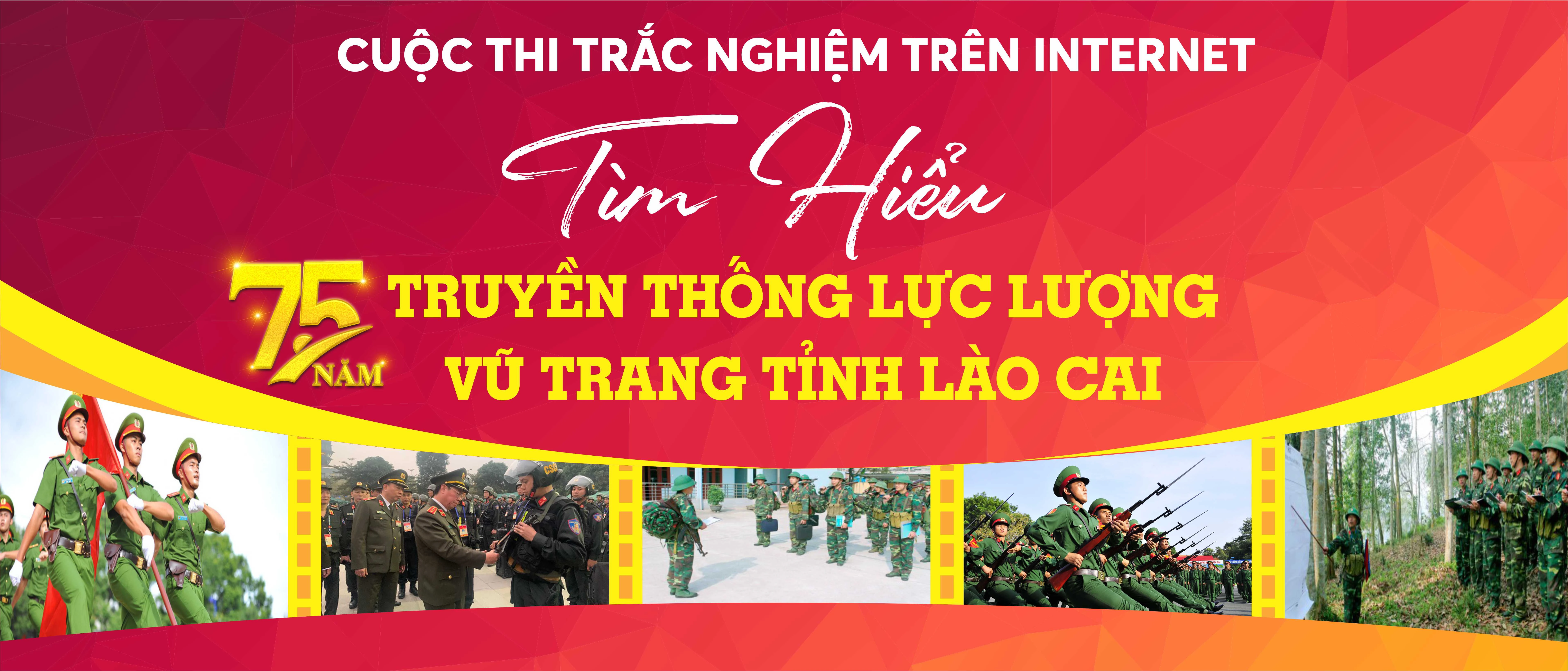 Gần 50.000 tài khoản tham gia cuộc thi trắc nghiệm trên internet “Tìm hiểu 75 năm Ngày truyền thống Lực lượng vũ trang tỉnh Lào Cai” ảnh 1 Gần 50.000 tài khoản tham gia cuộc thi trắc nghiệm trên internet “Tìm hiểu 75 năm Ngày truyền thống Lực lượng vũ trang tỉnh Lào Cai” ảnh 1