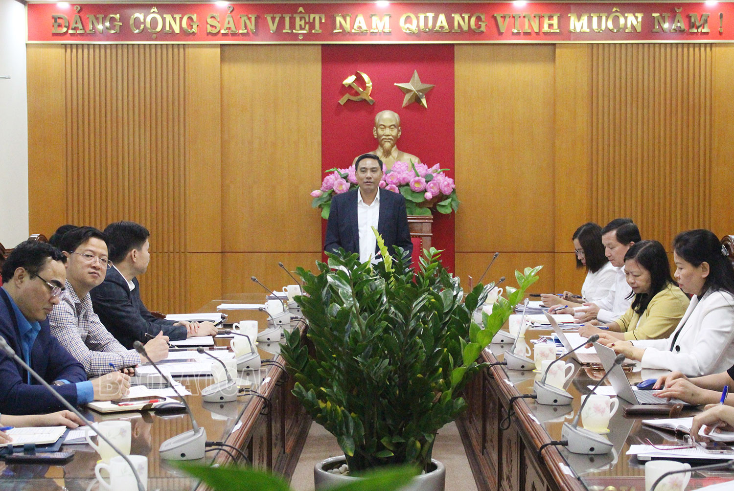 Thường trực Tỉnh ủy giao ban quý I với Mặt trận Tổ quốc và các tổ chức chính - xã hội ảnh 3