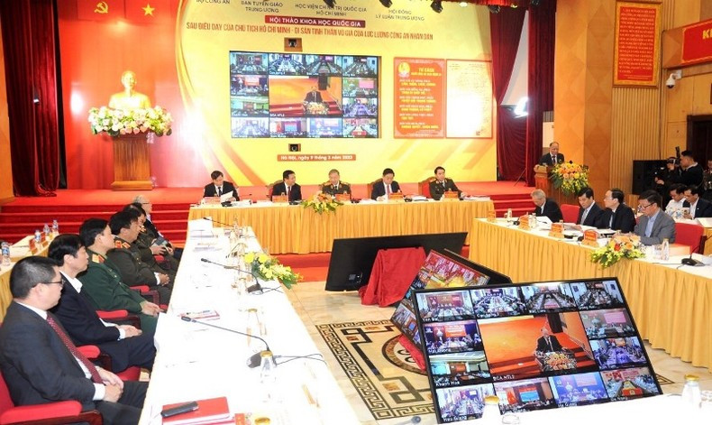 Hội thảo khoa học “Sáu điều dạy của Chủ tịch Hồ Chí Minh - di sản tinh thần vô giá của lực lượng Công an nhân dân” ảnh 4 Hội thảo khoa học “Sáu điều dạy của Chủ tịch Hồ Chí Minh - di sản tinh thần vô giá của lực lượng Công an nhân dân” ảnh 3