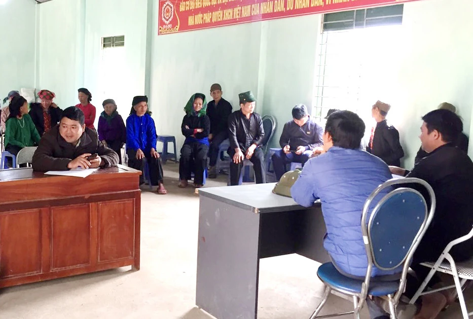 Bắc Hà coi trọng việc lấy ý kiến từ cơ sở đối với Luật Đất đai (sửa đổi).