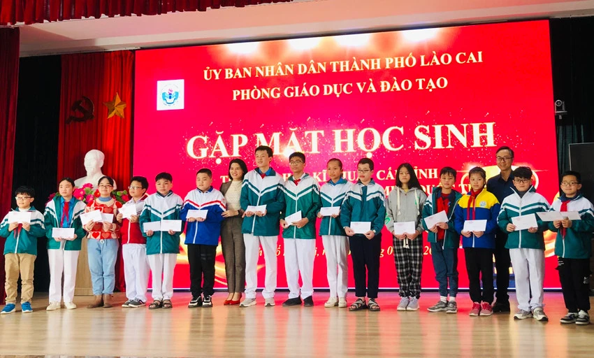Học sinh thành phố Lào Cai giành 16 huy chương tại Kỳ thi Olympic quốc tế Toán, Khoa học & Tiếng Anh ASMO ảnh 1