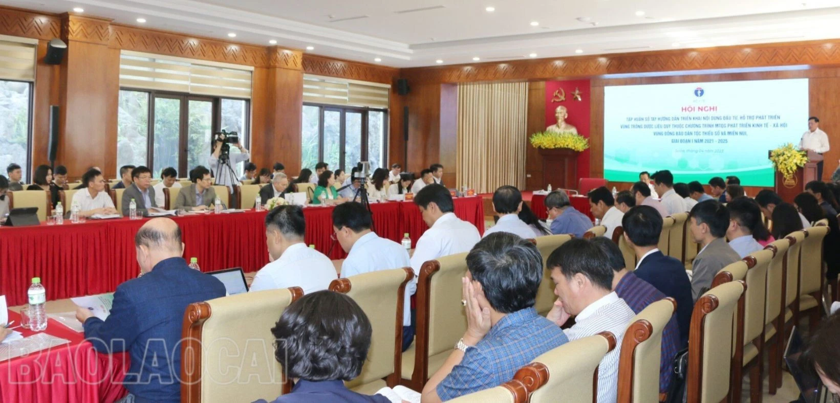 Tập huấn Sổ tay hướng dẫn triển khai nội dung đầu tư hỗ trợ phát triển vùng trồng dược liệu quý ảnh 1