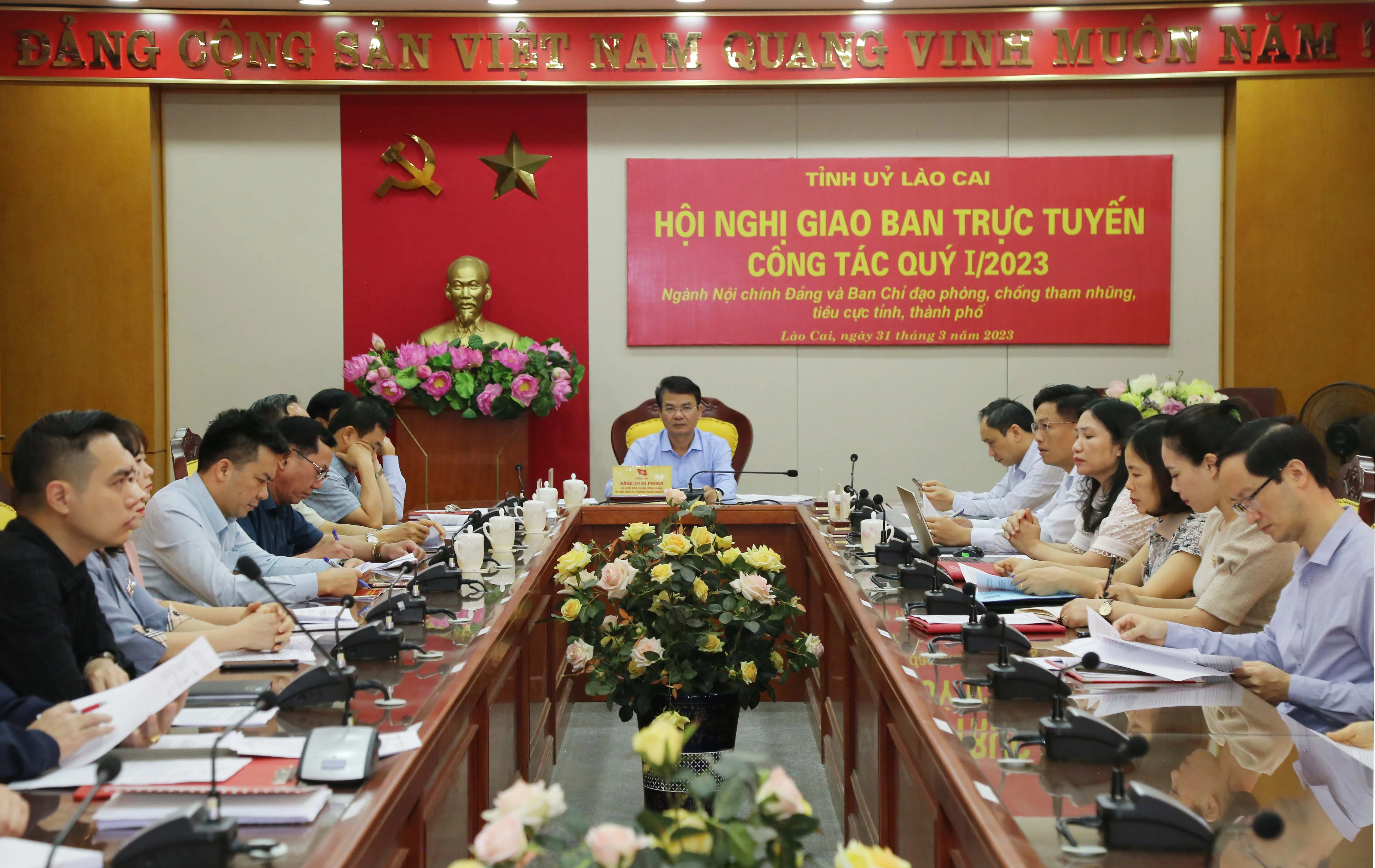 Tiếp tục tham mưu lãnh đạo, chỉ đạo thực hiện có hiệu quả công tác nội chính, phòng chống tham nhũng, tiêu cực ảnh 1