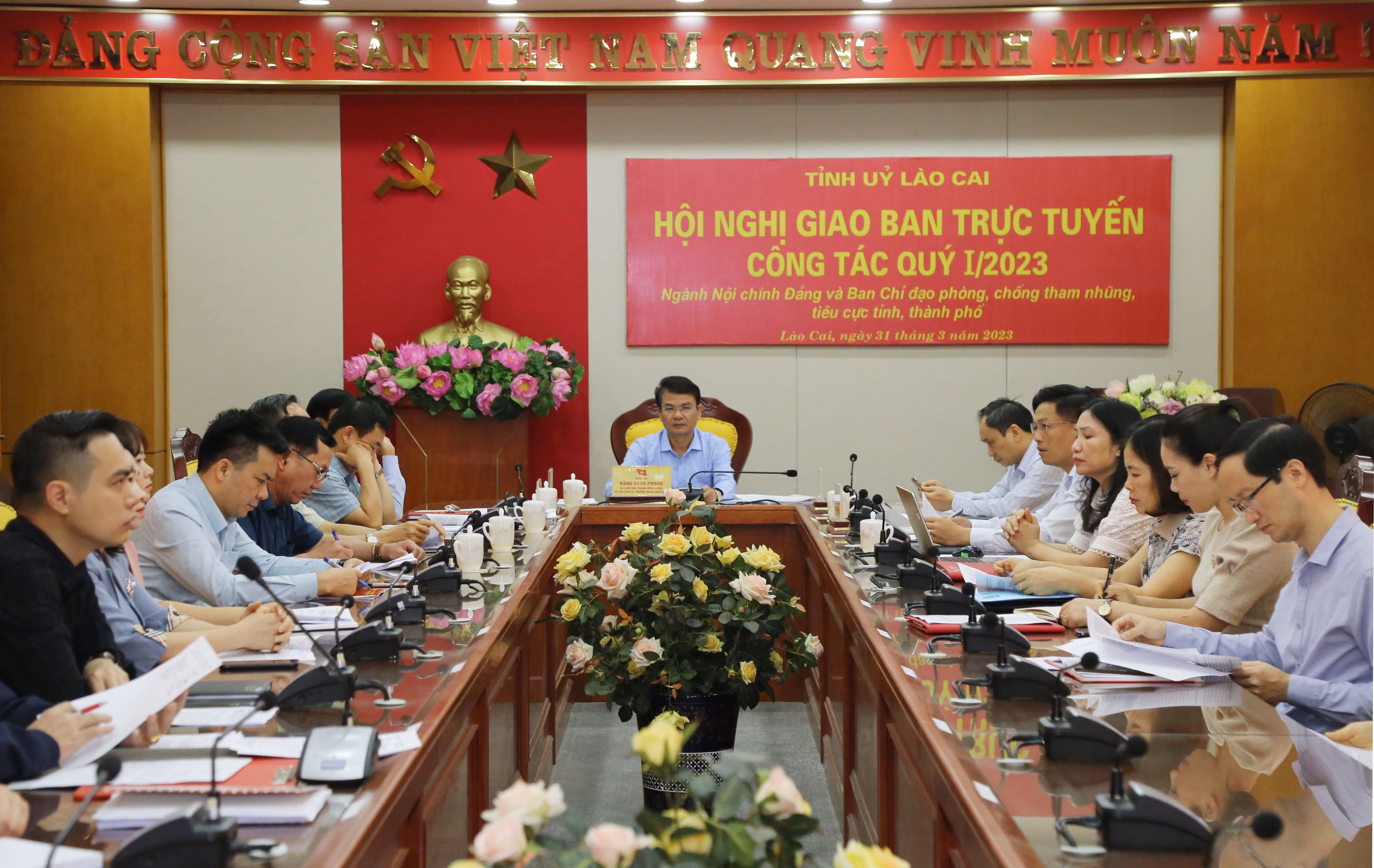 Tiếp tục tham mưu lãnh đạo, chỉ đạo thực hiện có hiệu quả công tác nội chính, phòng chống tham nhũng, tiêu cực ảnh 1