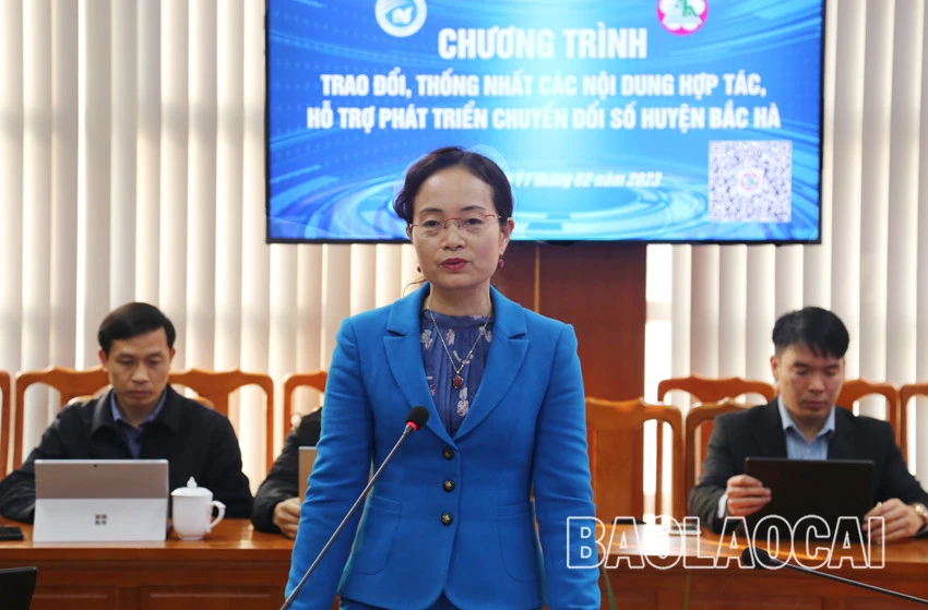 Tăng cường các giải pháp thúc đẩy chuyển đổi số ở huyện Bắc Hà ảnh 3