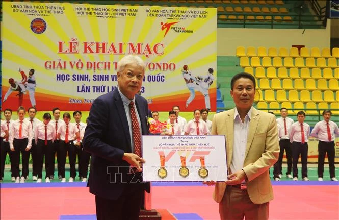 Hơn 1.000 vận động viên tham dự Giải vô địch Taekwondo học sinh, sinh viên toàn quốc lần thứ I ảnh 2