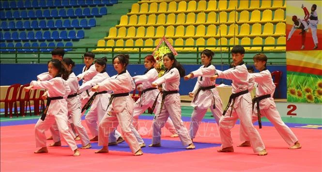 Hơn 1.000 vận động viên tham dự Giải vô địch Taekwondo học sinh, sinh viên toàn quốc lần thứ I ảnh 1