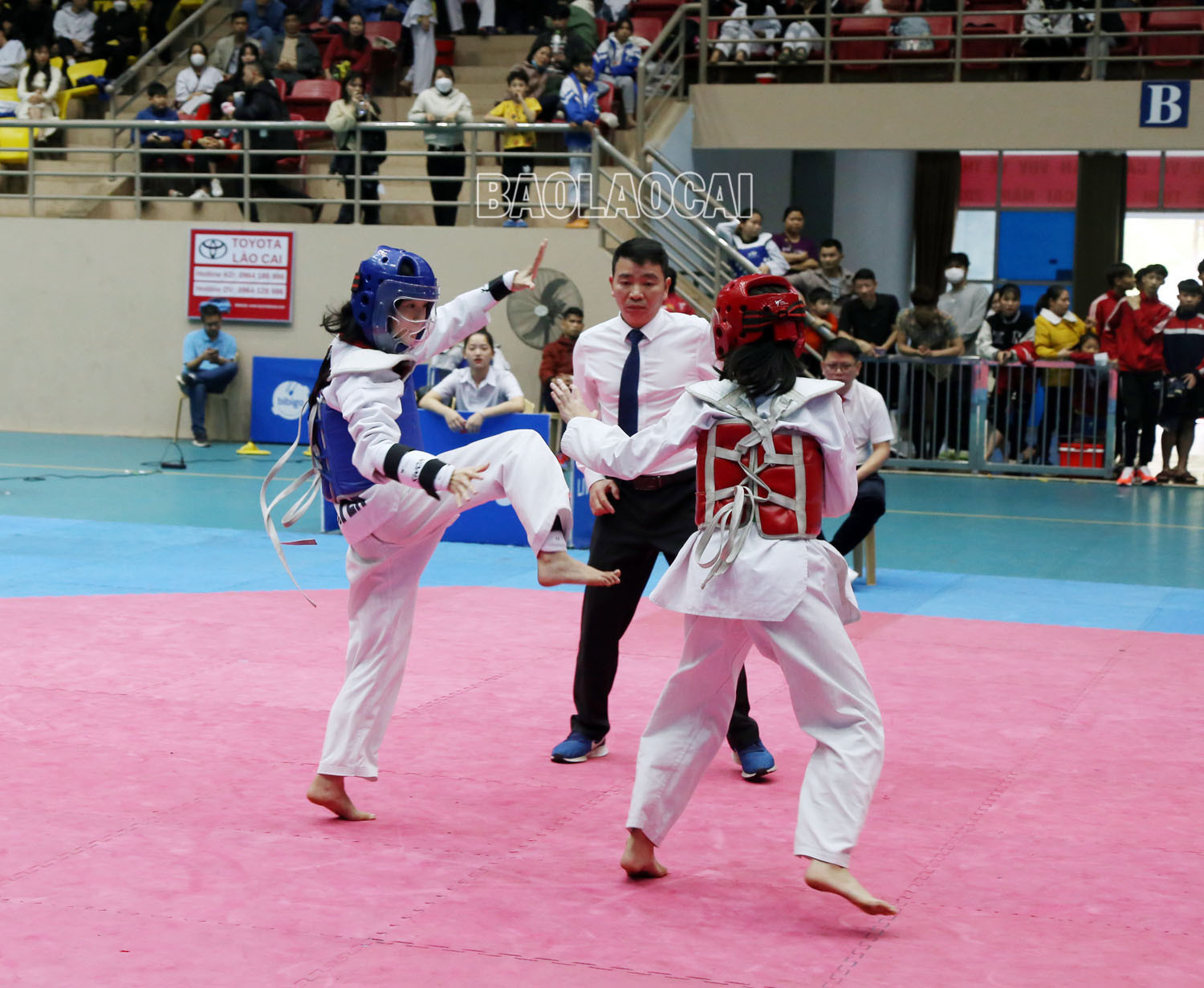 Bế mạc Giải Taekwondo các lứa tuổi trẻ tỉnh Lào Cai năm 2023 ảnh 1
