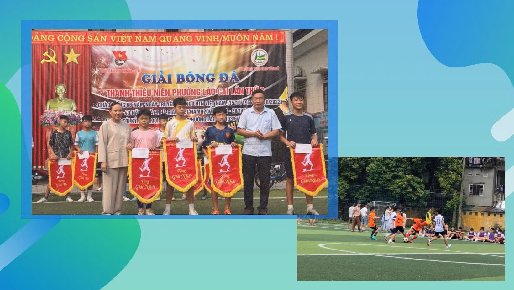 Phường Lào Cai tích cực tổ chức các giải thi đấu phong trào cho thanh thiếu niên, nhi đồng.