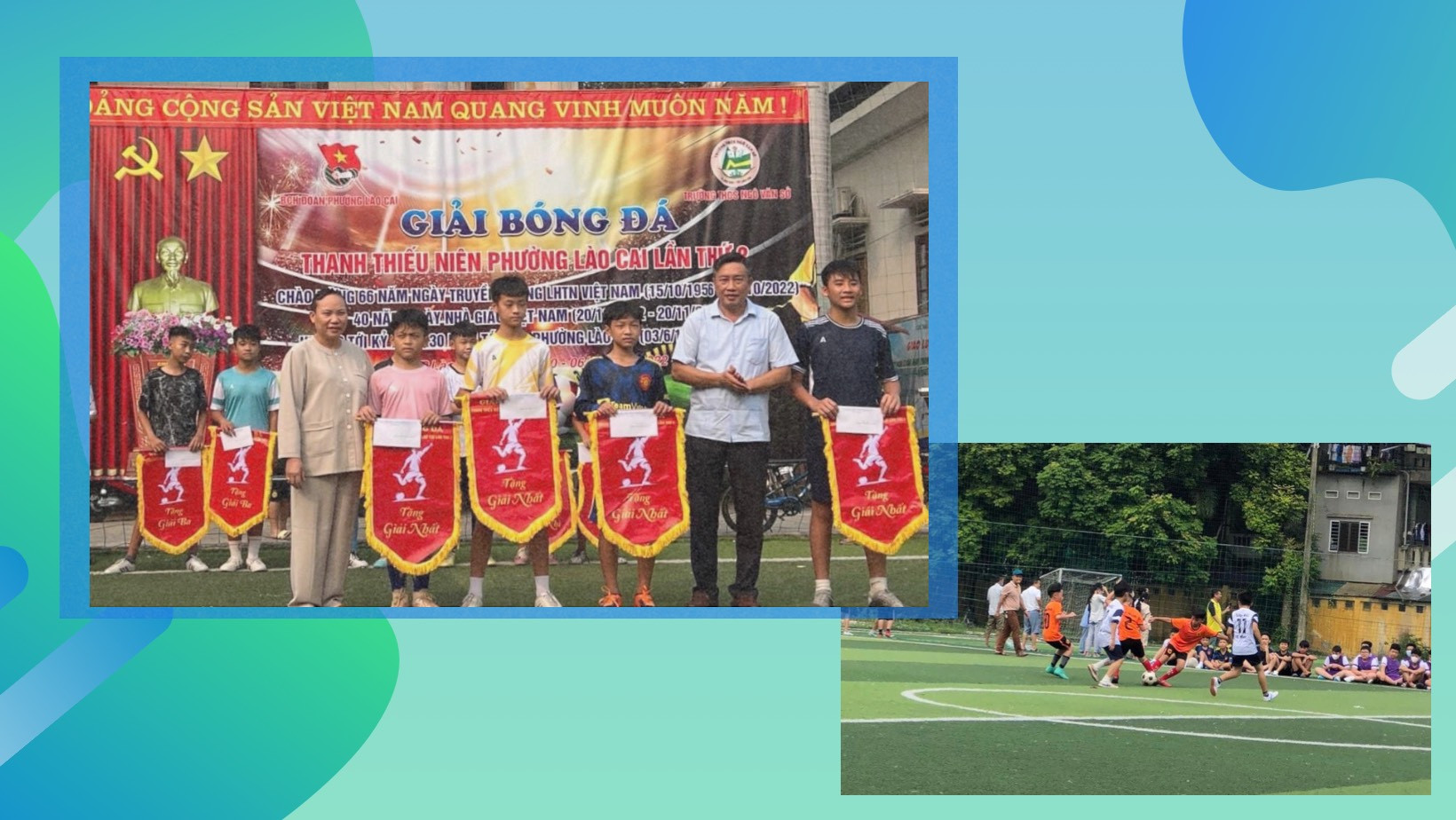 Phường Lào Cai tích cực tổ chức các giải thi đấu phong trào cho thanh thiếu niên, nhi đồng.