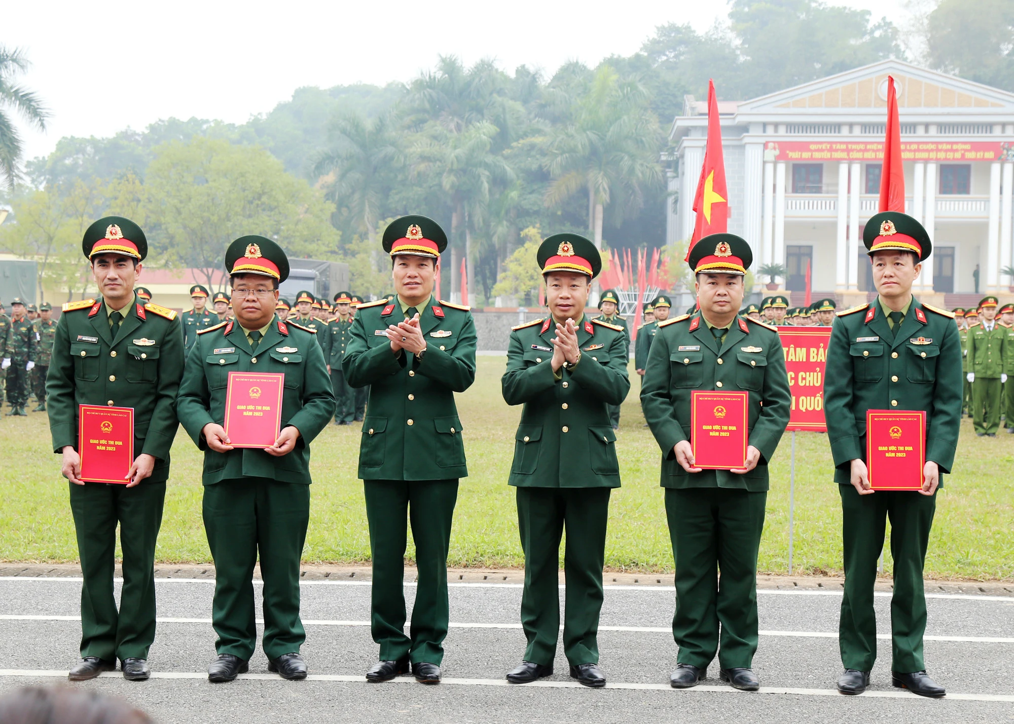 Lực lượng vũ trang tỉnh ra quân huấn luyện năm 2023 ảnh 7