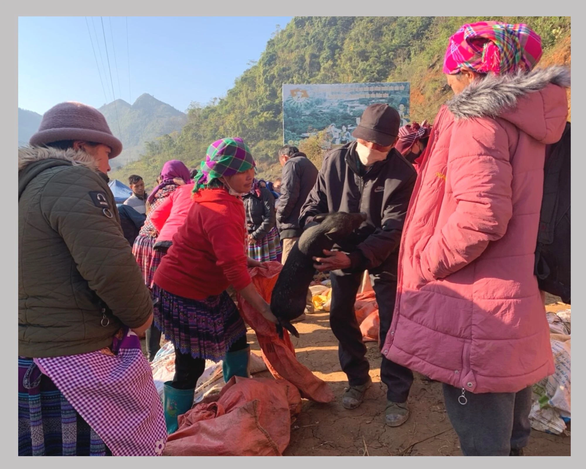 Sắc màu phiên chợ cuối năm ảnh 3 Sắc màu phiên chợ cuối năm ảnh 3