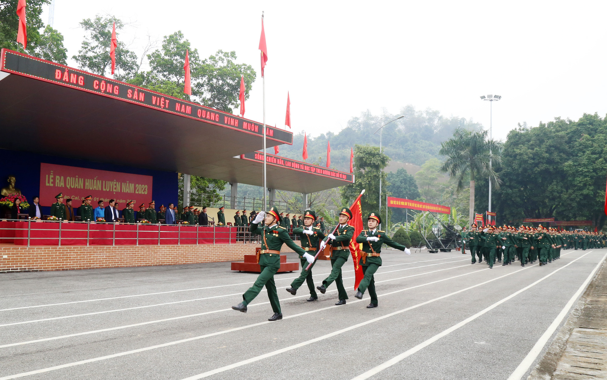 Lực lượng vũ trang tỉnh ra quân huấn luyện năm 2023 ảnh 6 Lực lượng vũ trang tỉnh ra quân huấn luyện năm 2023 ảnh 6