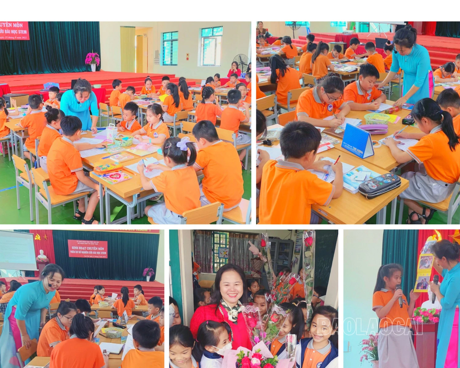 Cô giáo Lê Thị Mùi tích cực tham gia các đợt sinh hoạt chuyên đề của ngành giáo dục.