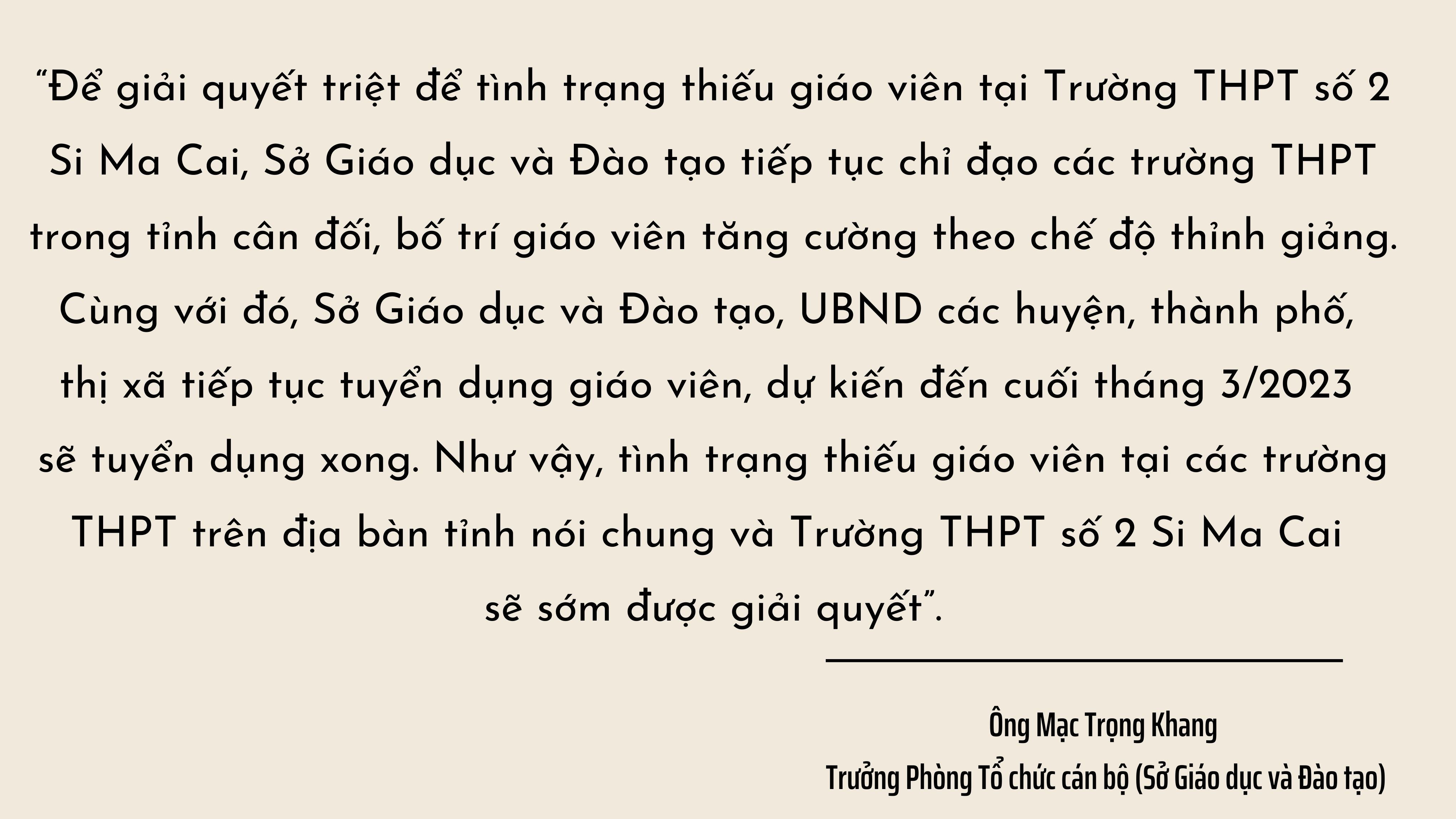 Trường THPT số 2 Si Ma Cai: Giải bài toán thiếu giáo viên ảnh 4