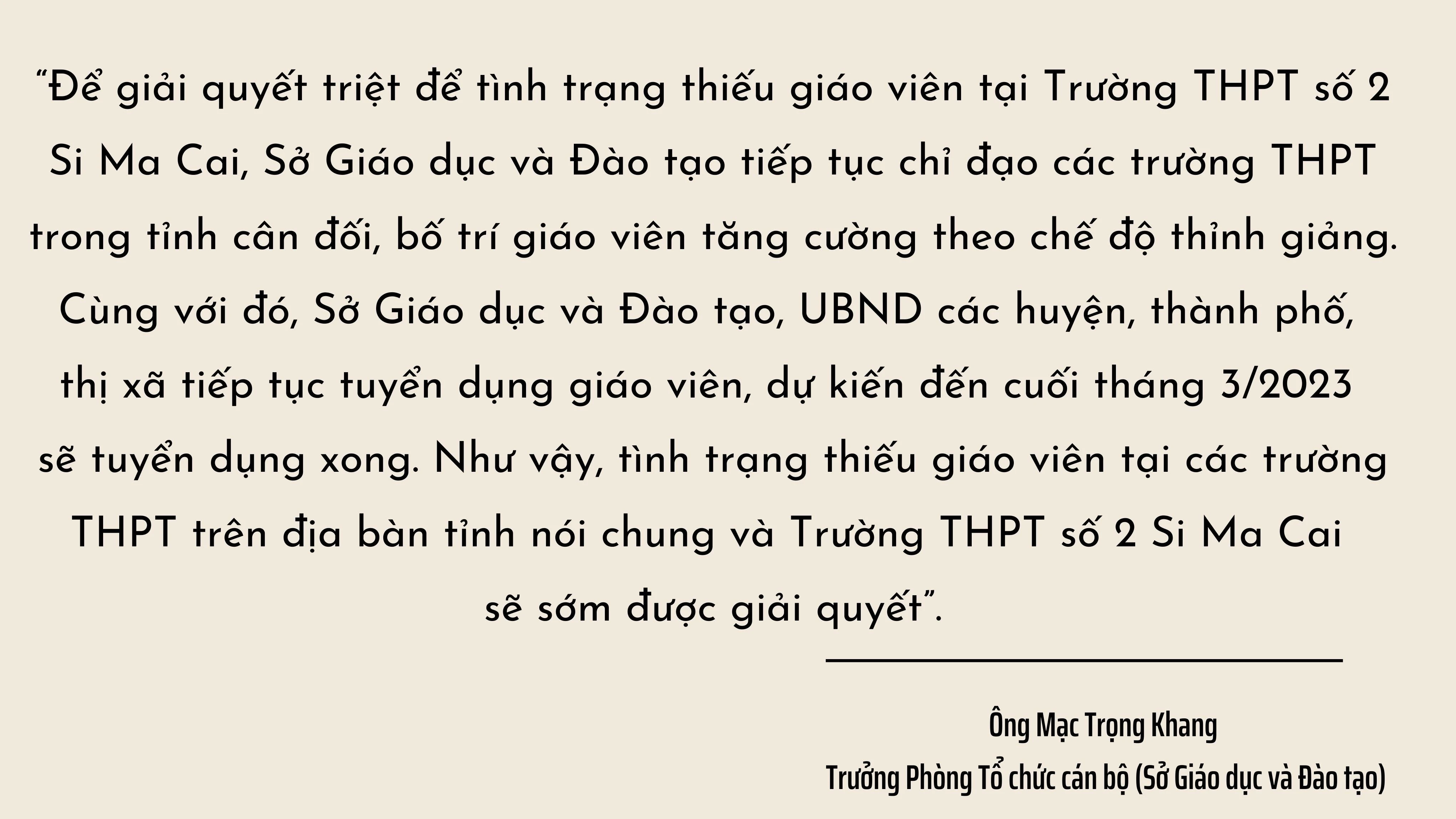 Trường THPT số 2 Si Ma Cai: Giải bài toán thiếu giáo viên ảnh 4