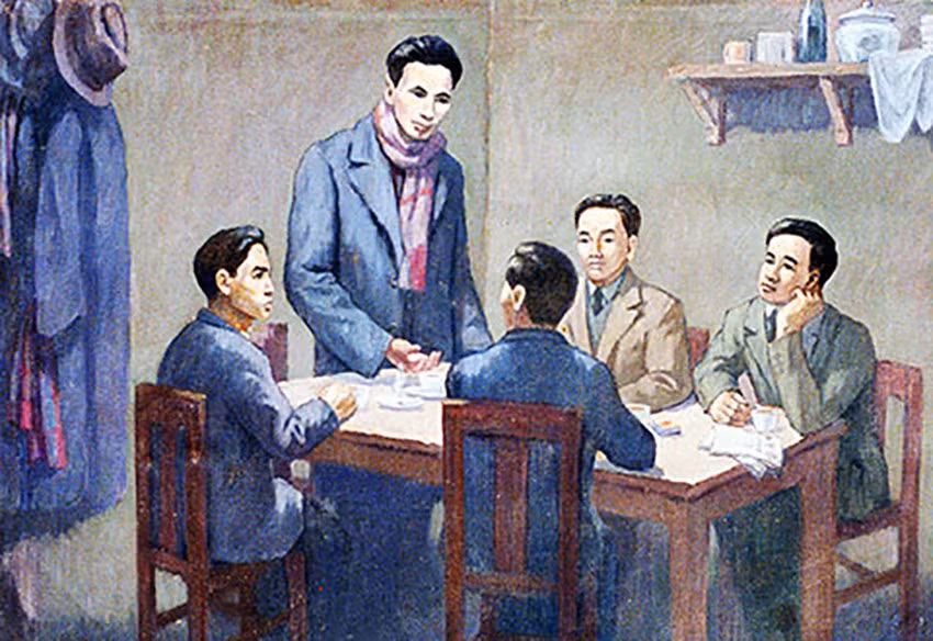 Tái hiện Hội nghị thành lập Đảng Cộng sản Việt Nam ngày 3/2/1930.