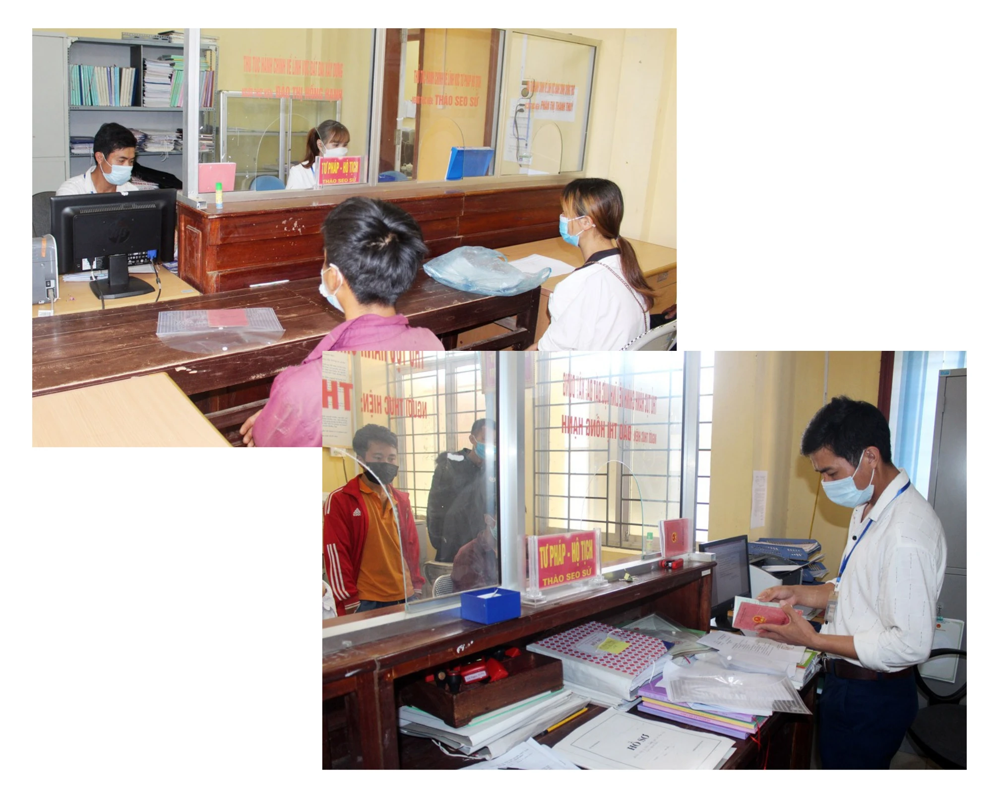 Xã Bản Phố ứng dụng công nghệ thông tin trong giải quyết các thủ tục hành chính cho Nhân dân.