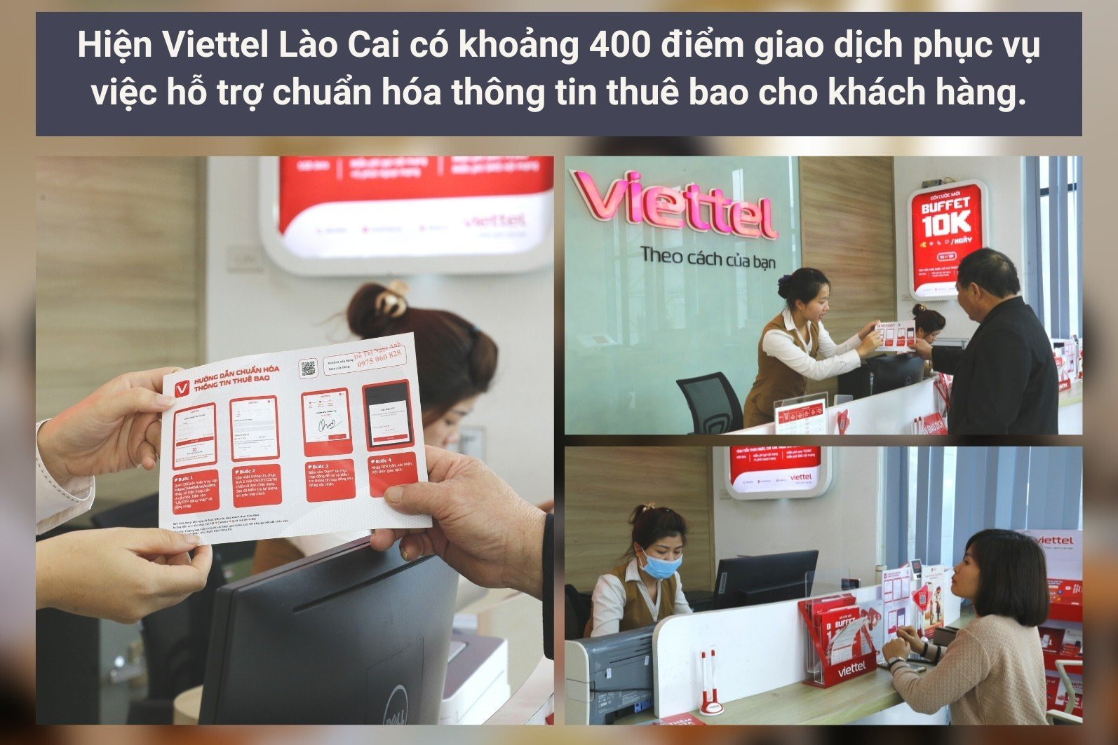 Lào Cai: Các nhà mạng gấp rút chuẩn hóa thông tin cho chủ thuê bao di động ảnh 4 Lào Cai: Các nhà mạng gấp rút chuẩn hóa thông tin cho chủ thuê bao di động ảnh 4
