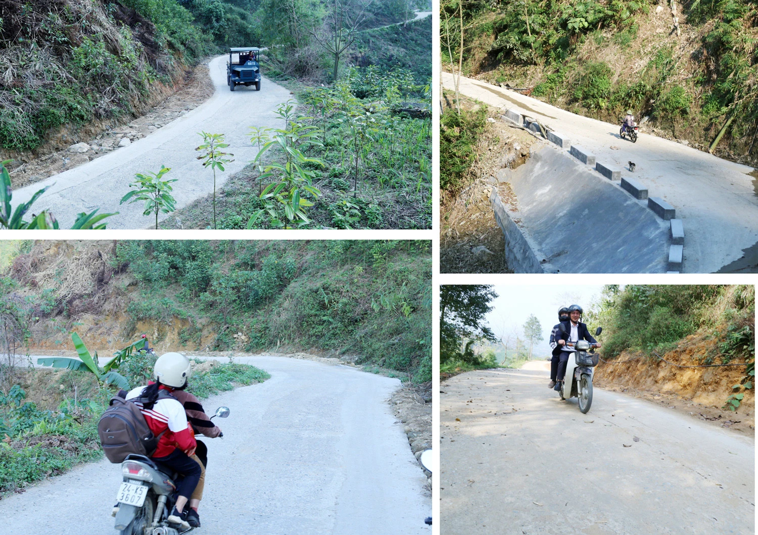 Đường mới ở hai thôn Trát