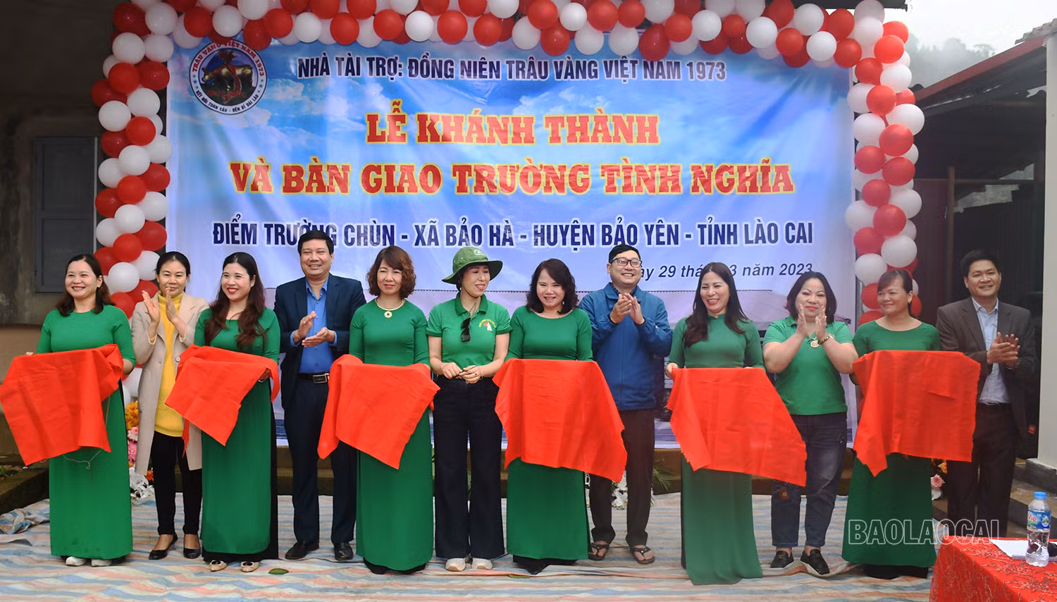 Bảo Yên khánh thành công trình điểm trường thôn Bản Chùn ảnh 1