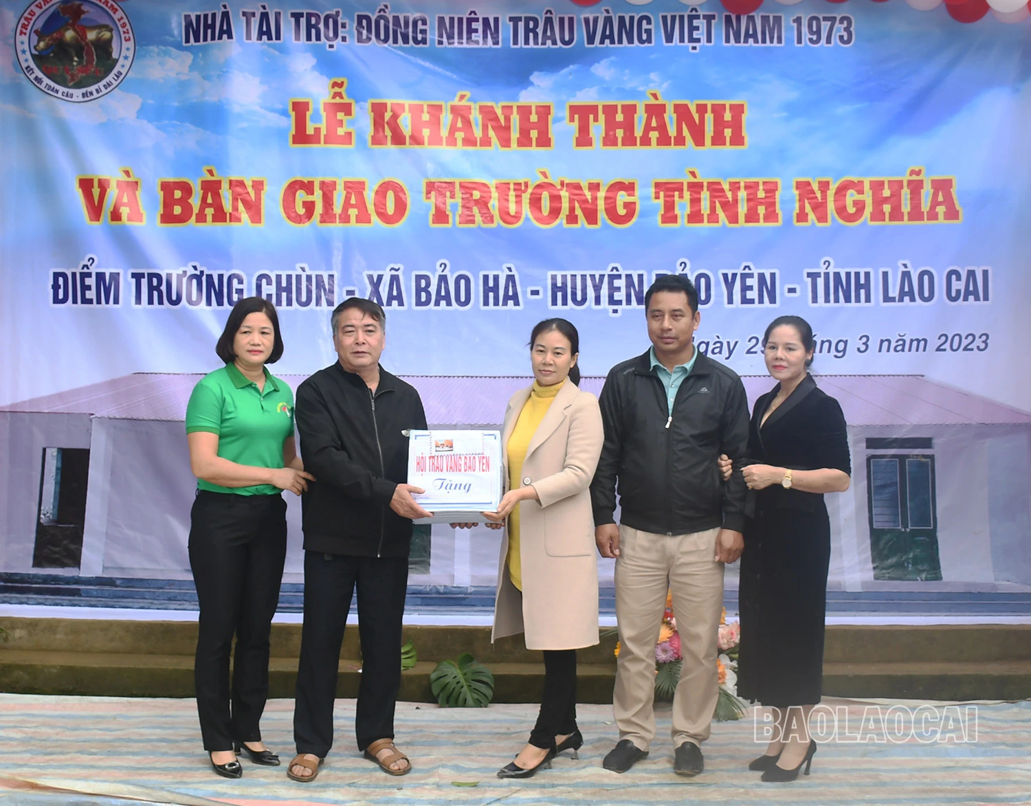 Bảo Yên khánh thành công trình điểm trường thôn Bản Chùn ảnh 3 Bảo Yên khánh thành công trình điểm trường thôn Bản Chùn ảnh 3