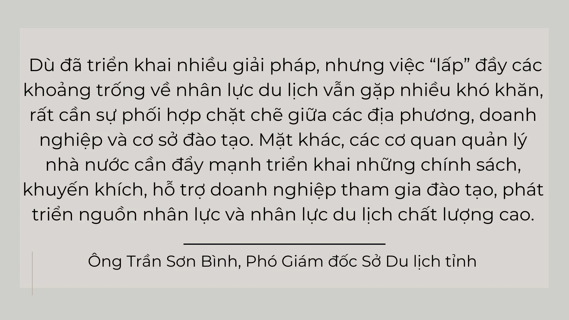 “Lấp” khoảng trống nhân sự ngành du lịch ảnh 6