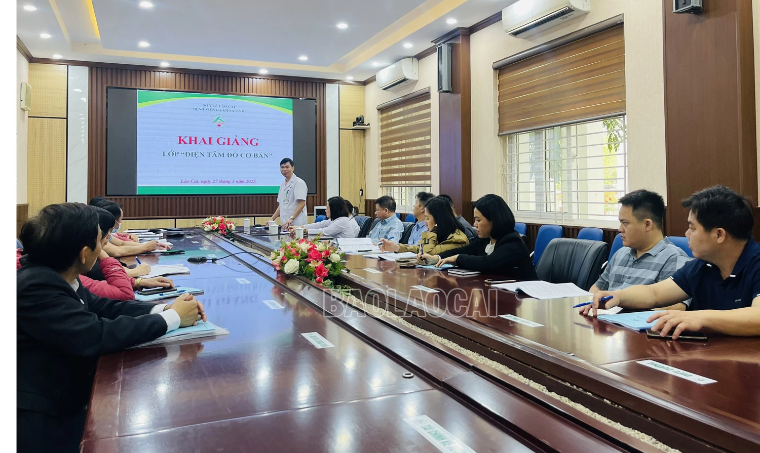 Quang cảnh lớp tập huấn.