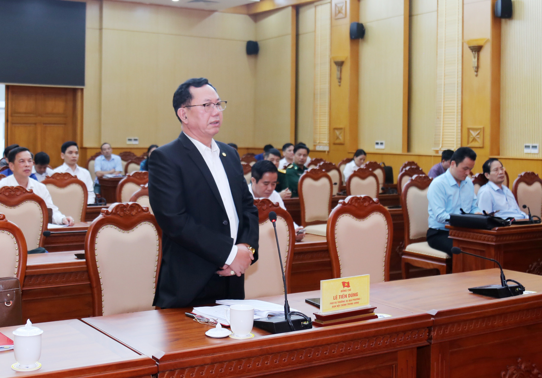 Đại diện Vụ Địa phương I, Ban Nội chính Trung ương nhấn mạnh: "Tỉnh Lào Cai đã thực hiện chủ động, nghiêm túc các văn bản của Trung ương về công tác PCTNTC và CCTP".