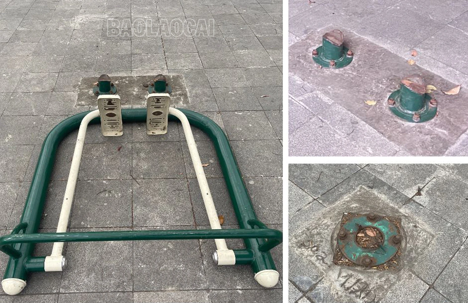 Nhiều điểm luyện tập thể dục công cộng xuống cấp, hư hỏng ảnh 2